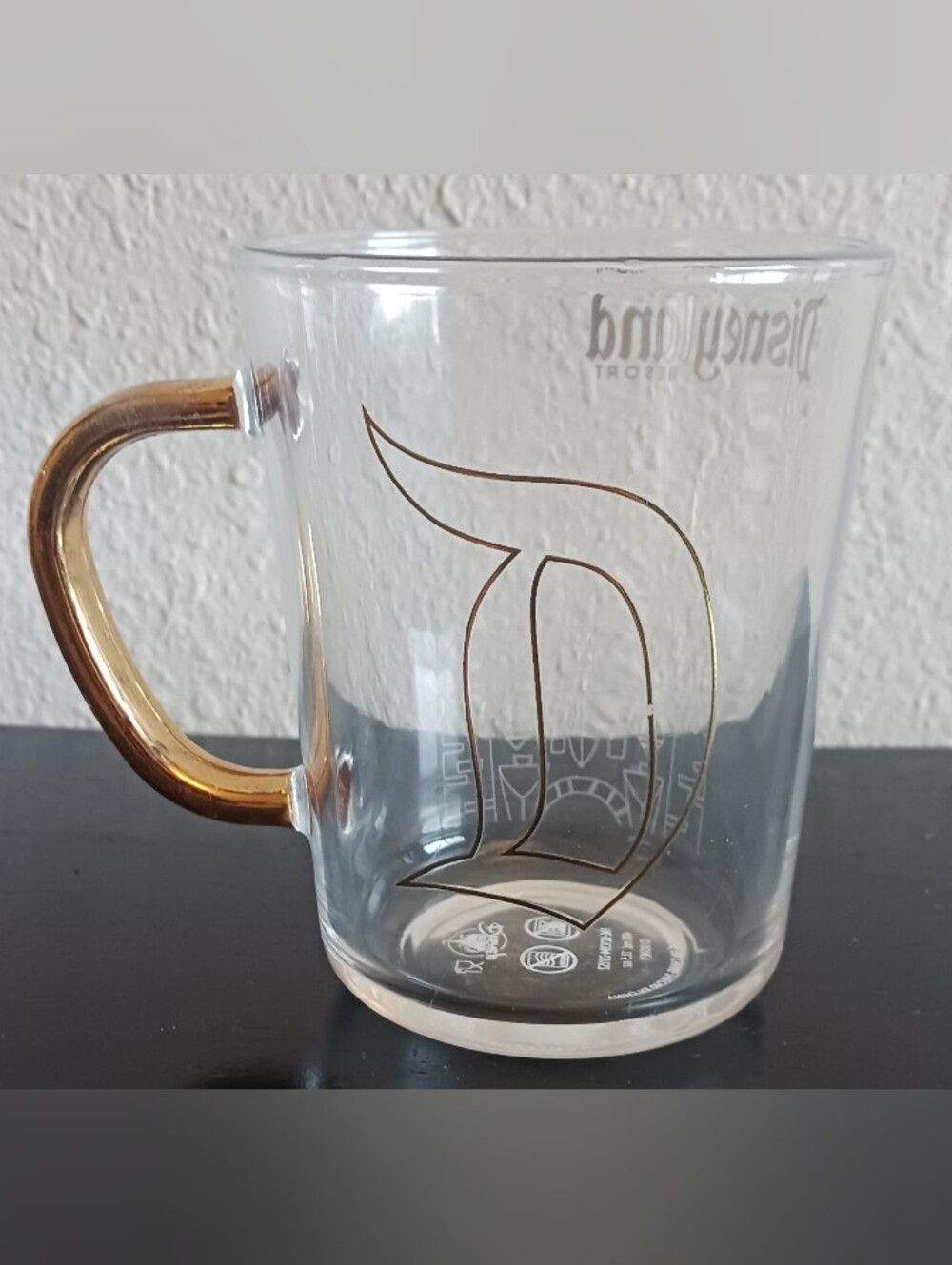 Sleeping Beauty Castle Glass Mug, Disneyland